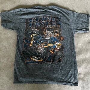 Gildan softstyle, youth large, monster truck.